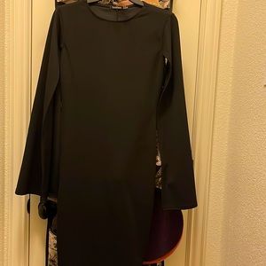 Cape Sleeve Dress